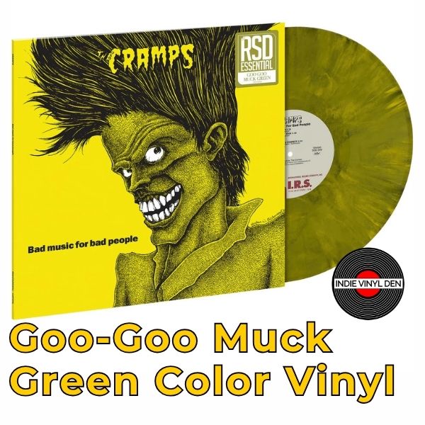 Cramps - Bad Music For Bad People - Goo-Goo Muck Green Color Vinyl