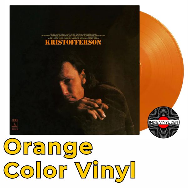 Kris Kristofferson - Kristofferson -  Orange Color Vinyl Record 180g Import