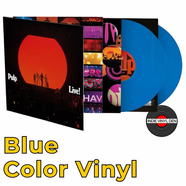 Pulp - Live! - Blue Color Vinyl Record 2LP [Pre-Order]