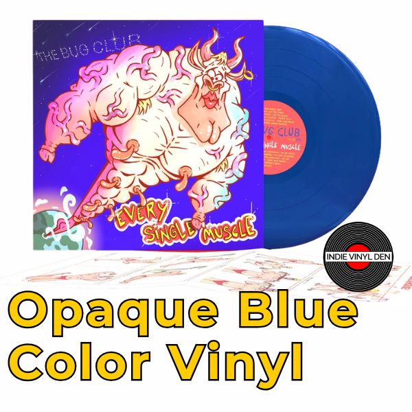 Bug Club, The - Every Single Muscle - Opaque Blue Color Vinyl Record