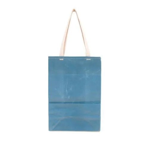 Eco-Friendly Grocery/Record Tote Bag, Sky Blue
