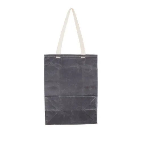 Eco-Friendly Grocery/Record Tote Bag, Stone Gray