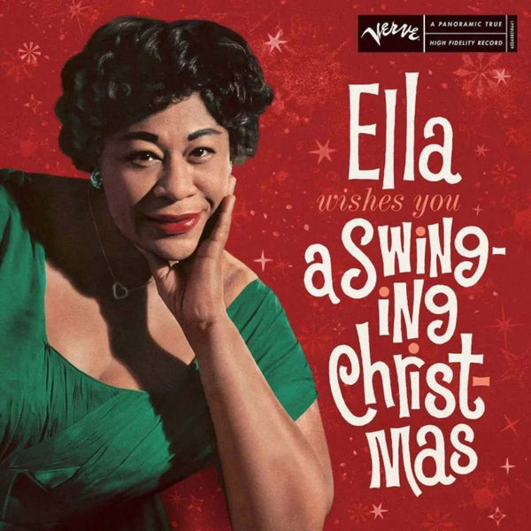 Ella Fitzgerald - Ella Wishes You a Swinging Christmas -Ruby Red Color Vinyl Record