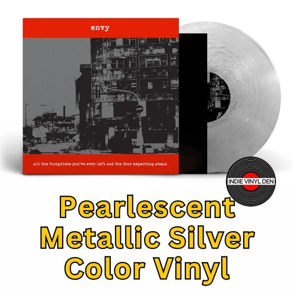 Envy - All The Footprints You've Ever Left and the Fear Expecting - Pearlescent Metallic Silver Color Vinyl Record