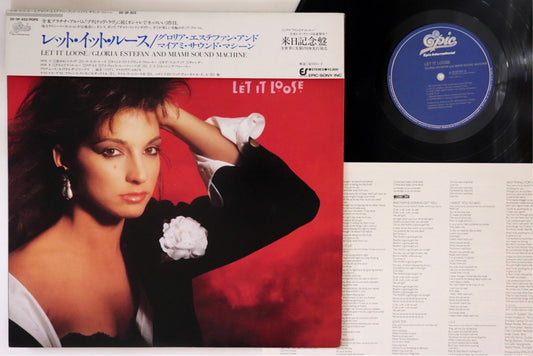Gloria Estefan - Let It Loose - Vinilo vintage japonés