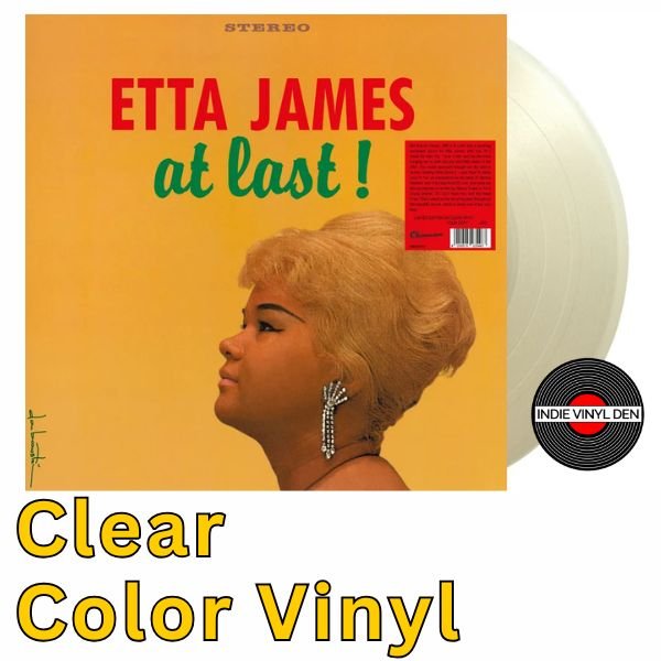Etta James - At Last! - Clear Color Vinyl Record - Indie Vinyl Den