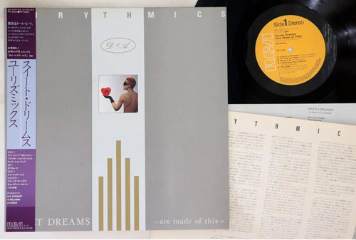 Eurythmics - Sweet Dreams (Are Made Of This) - Japanese Vintage Vinyl rockit-t-shirts.myshopify.com #Indie_Vinyl_Den#
