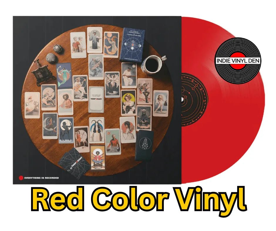 Everything Is Recorded - Richard Russell Is Temporary- Red Color Vinyl Record