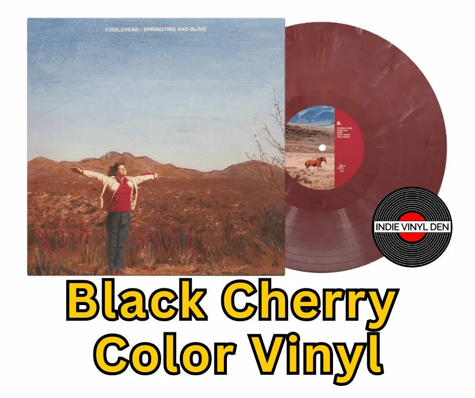 Fiddlehead - Springtime and Blind New - Black Cherry Color Vinyl Record