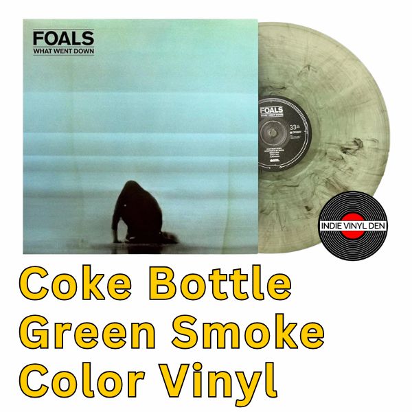 Foals - What Went Down (10th Anniversary) - Coke Bottle Green Smoke Color Vinyl Record *