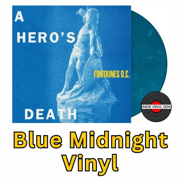 Fontaines D.C. - A Hero's Death - Midnight Blue Color Vinyl Record