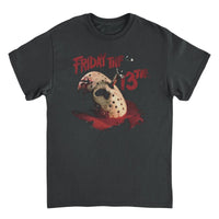 Friday the 13th Jason Mask Black T-Shirt rockit-t-shirts.myshopify.com #Indie_Vinyl_Den#