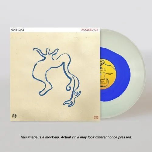 Fucked Up - One Day - Blue Milky Clear Color Vinyl Record