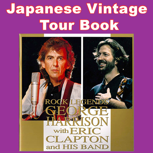 George Harrison and Eric Clapton 1991 - Japanese Vintage Concert Tour Book