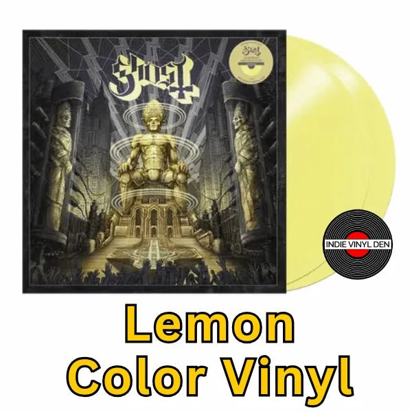 Ghost - Ceremony and Devotion - Lemon Color 2LP Vinyl Record *