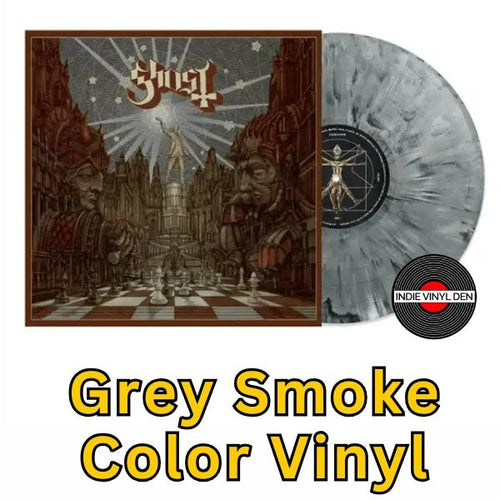 Ghost - Popestar - Grey Smoke Color Vinyl Record * rockit-t-shirts.myshopify.com #Indie_Vinyl_Den#