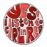 Girl in Red - Enamel Pin rockit-t-shirts.myshopify.com #Indie_Vinyl_Den#