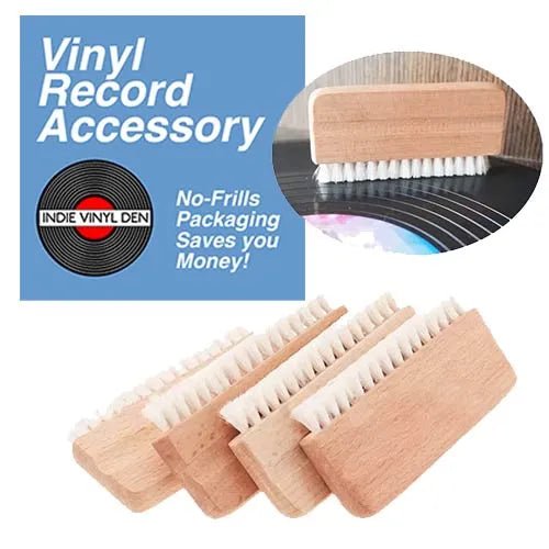Goat Hair Record Cleaning Brush by Indie Vinyl Den rockit-t-shirts.myshopify.com #Indie_Vinyl_Den#
