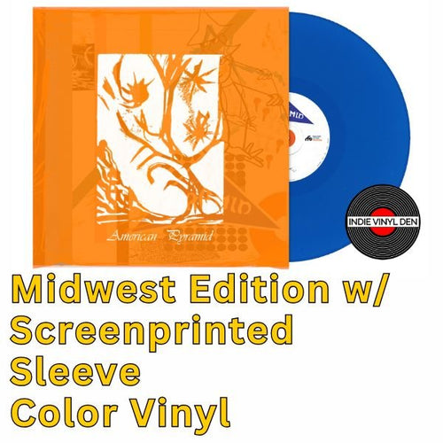 Graham Hunt - American Pyramid - Midwest Edition w/ Screenprinted Sleeve Blue Color Vinyl Record - Indie Vinyl Den