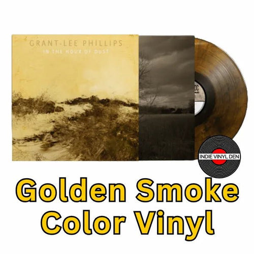 Grant-Lee Phillips - In the Hour of Dust - SIGNED Golden Smoke Color Vinyl Record rockit-t-shirts.myshopify.com #Indie_Vinyl_Den#