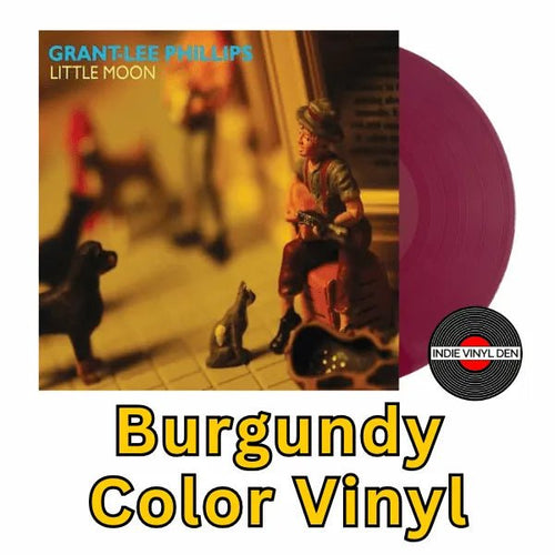 Grant-Lee Phillips - Little Moon - Burgundy Color Vinyl Record rockit-t-shirts.myshopify.com #Indie_Vinyl_Den#