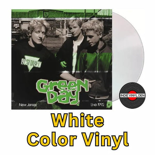 Green Day - Live At WFMU, New Jersey 1992 - White Color Vinyl Record rockit-t-shirts.myshopify.com #Indie_Vinyl_Den#