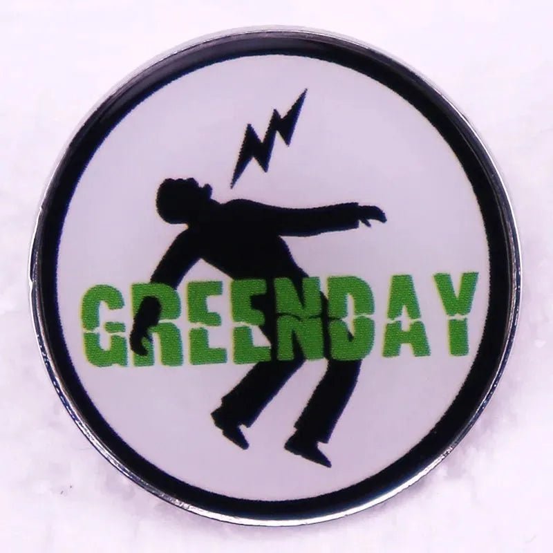 Green Day Lightning Round - Enamel Pin rockit-t-shirts.myshopify.com #Indie_Vinyl_Den#