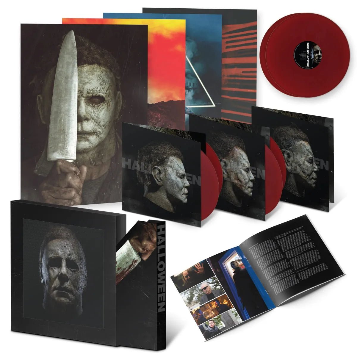Halloween: The Complete Expanded Collection - 6LP Dried Blood Color Vinyl Record [Pre-Order] rockit-t-shirts.myshopify.com #Indie_Vinyl_Den#