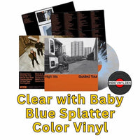 High Vis - Guided Tour - Clear with Baby Blue Splatter Color Vinyl Record rockit-t-shirts.myshopify.com #Indie_Vinyl_Den#