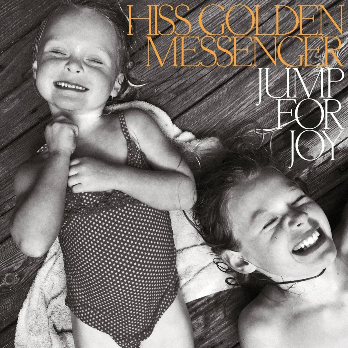 Hiss Golden Messenger - Jump for Joy - orange & black swirl color vinyl