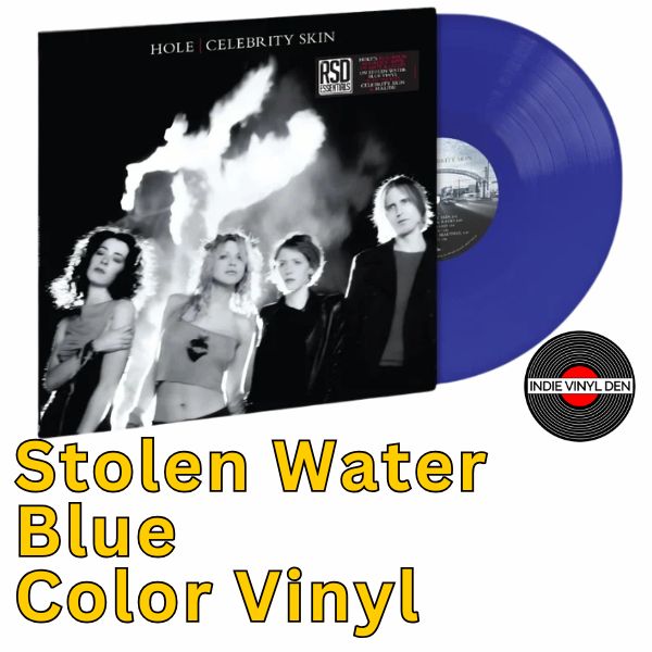 Hole - Celebrity Skin - Stolen Water Blue Vinyl Record