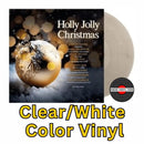 Holly Jolly Christmas - Various Artists - Clear/White Color Vinyl Record rockit-t-shirts.myshopify.com #Indie_Vinyl_Den#