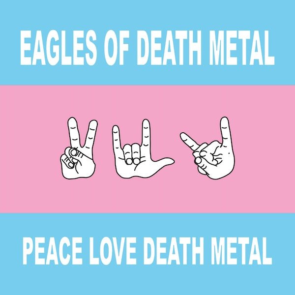 Eagles of Death Metal - Peace Love Death Metal - White or Red Color Vinyl Record - Indie Vinyl Den