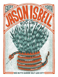 JASON ISBELL and the 400 Unit - 2019 Gig Poster rockit-t-shirts.myshopify.com #Indie_Vinyl_Den#