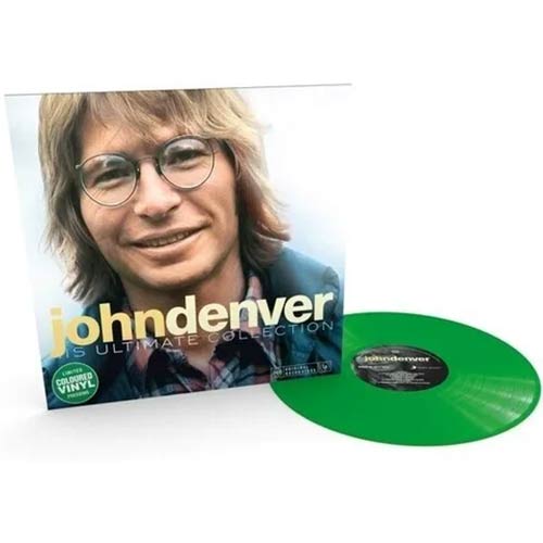 John Denver - His Ultimate Collection - Disco de vinilo de color verde Importación 180g