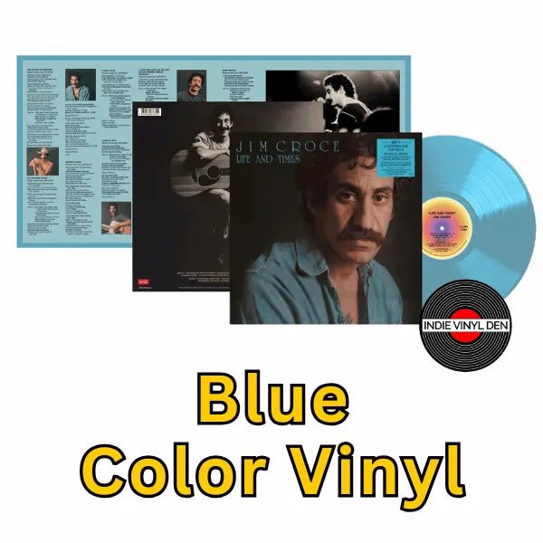 Jim Croce - Life and Times (50th Anniversary) - 180g Blue Color Vinyl Record