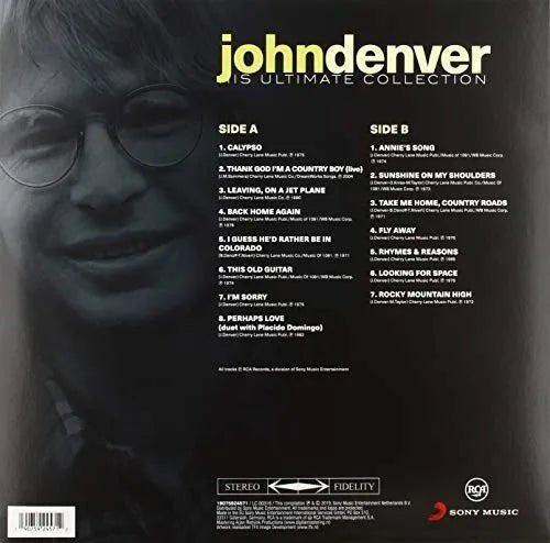 John Denver - His Ultimate Collection - Green Color Vinyl Record Import 180g rockit-t-shirts.myshopify.com
