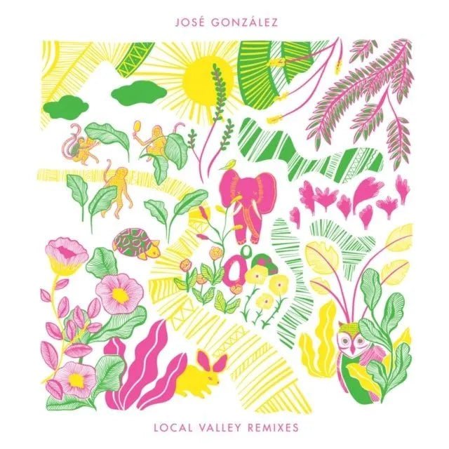 Jose Gonzalez - Local Valley Remixes - Yellow Color Vinyl rockit-t-shirts.myshopify.com