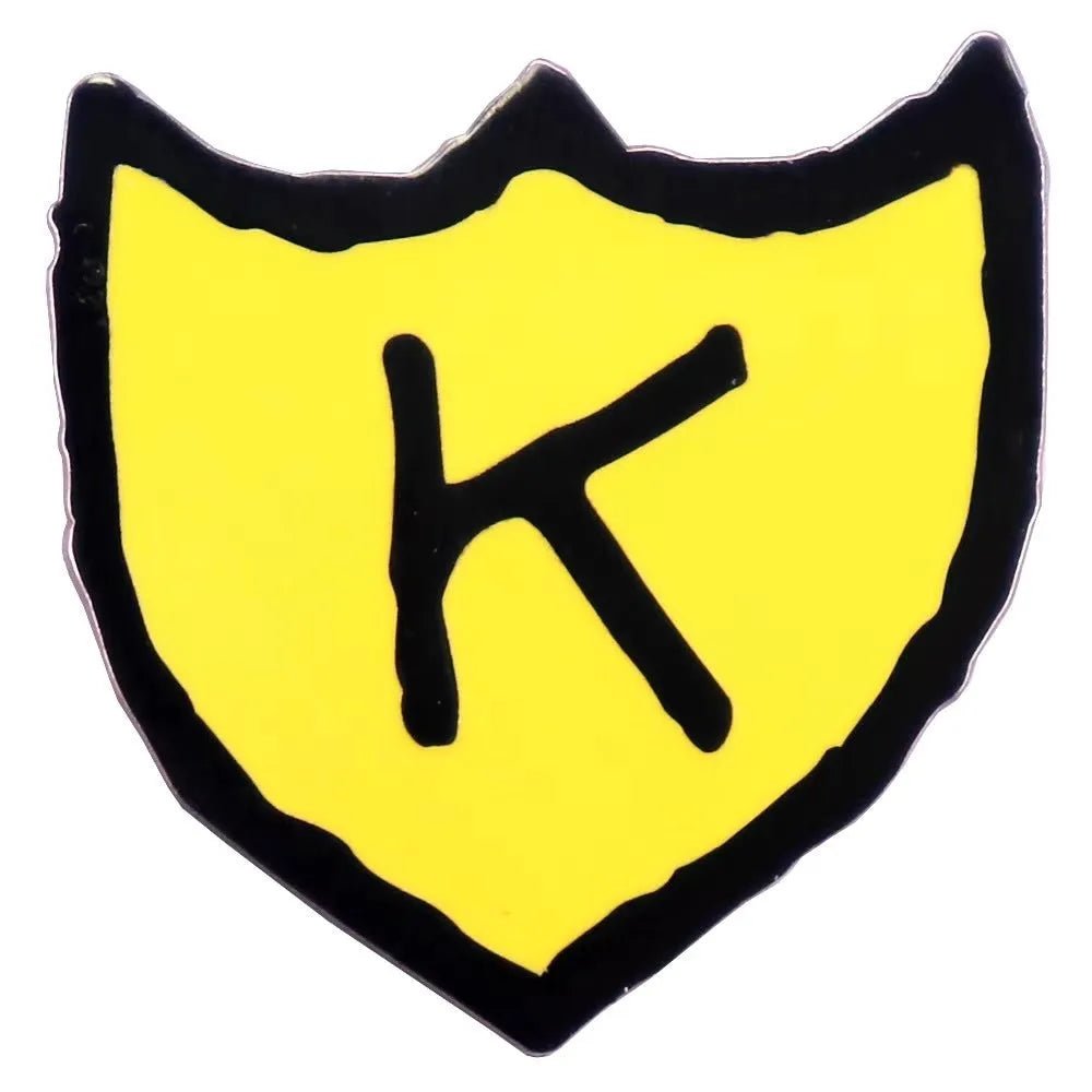 K Record Logo - Enamel Pin rockit-t-shirts.myshopify.com #Indie_Vinyl_Den#