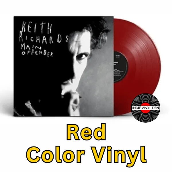Keith Richards - Main Offender: 2021 Remaster - Red Color Vinyl Record