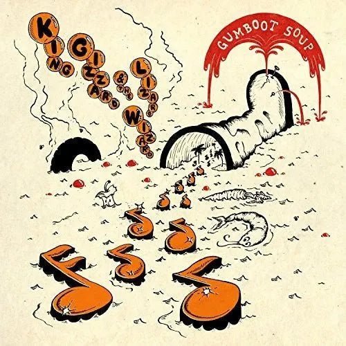 King Gizzard & The Lizard Wizard - Gumboot Soup -Orange with Black & Red Color Vinyl