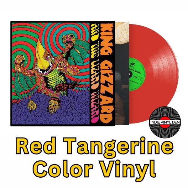 King Gizzard and The Lizard Wizard - Willoughby's Beach - Red Tangerine Color Vinyl Record *