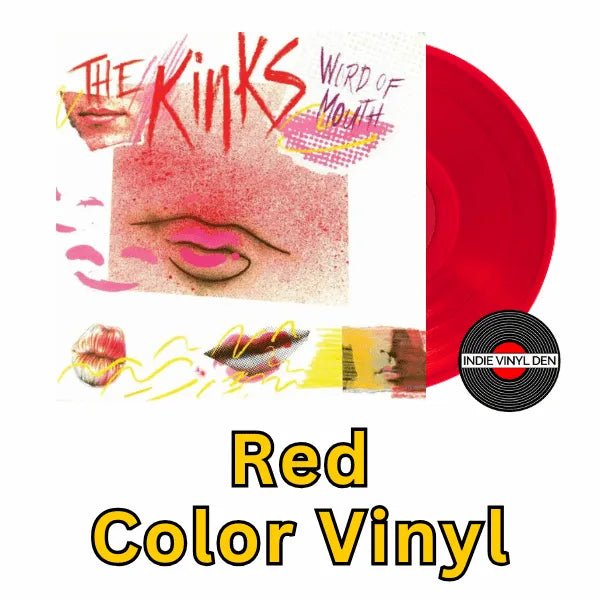 Kinks - Word of Mouth - Red Color Vinyl Record *