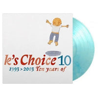K's Choice - 10 (1993 > 2003 Ten Years Of) - Clear/Blue Marbled ColorVinyl Record 2LP 180g Import rockit-t-shirts.myshopify.com #Indie_Vinyl_Den#