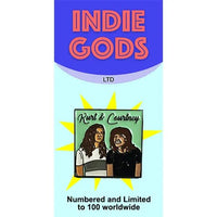 Kurt Vile and Courtney Barnett Enamel Pin rockit-t-shirts.myshopify.com #Indie_Vinyl_Den#