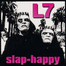 L7 - Slap Happy - Grey Marble Color Vinyl rockit-t-shirts.myshopify.com #Indie_Vinyl_Den#
