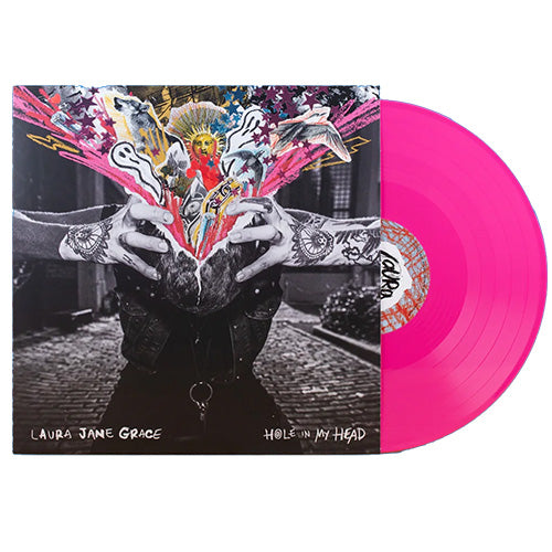 Laura Jane Grace - Hole In My Head - Opaque Hot Pink Color Vinyl