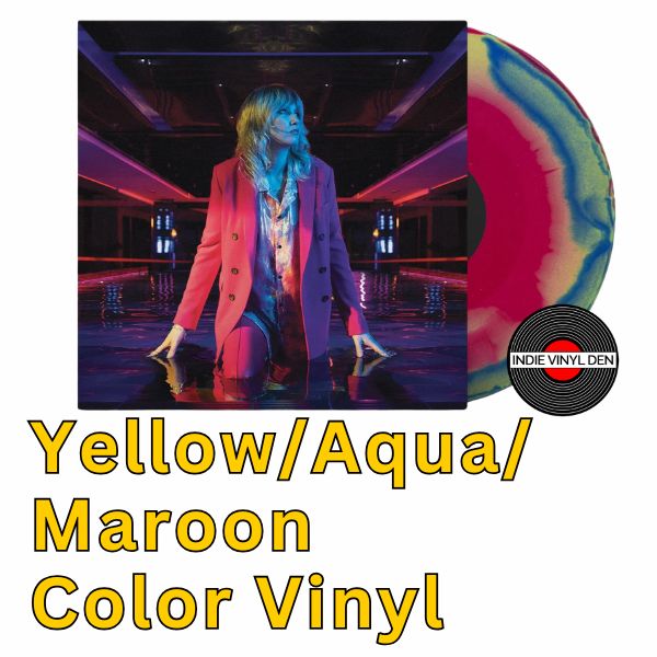 Ladyhawke - Time Flies - Yellow/Aqua/Maroon Color Vinyl Record