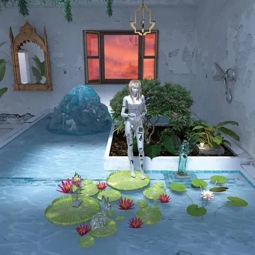 Lala Lala Quiero que la puerta se abra [transparente con color aluminio del disco de vinilo LP Nuevo]