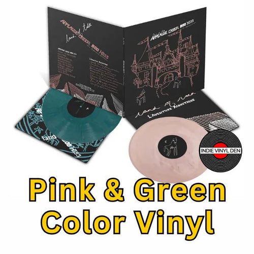 Land of Talk - Applause Cheer Boo Hiss: The Definitive Edition - Pink & Green ECO Vinyl Record rockit-t-shirts.myshopify.com #Indie_Vinyl_Den#